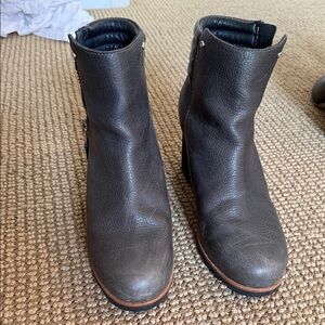 Sorel Women's Dark Gray Heeled Boots